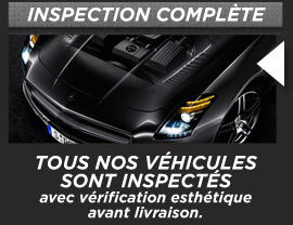 Les véhicules de S.L.G. Automobiles Inc. offrent une mécanique inspectée